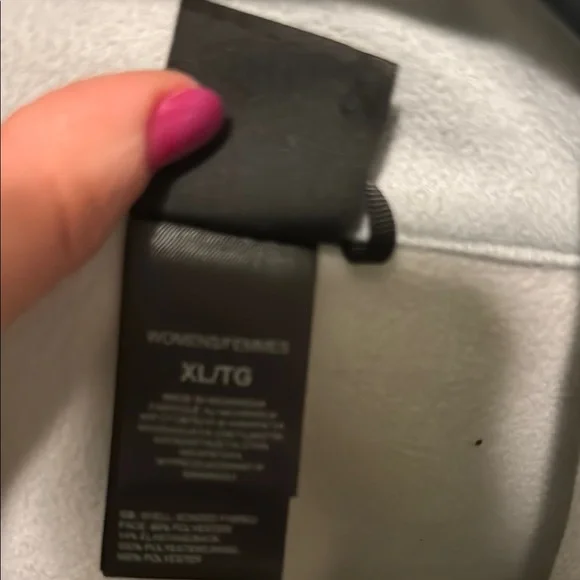 The North Face Camouflage Jacket with Teal Accents - Picture 4 of 5